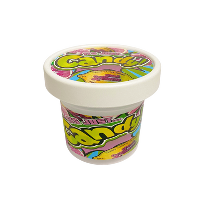 12 Pack - Ice Cream Pint Style Containers (Lids & Display Boxes) - Choose Your Design