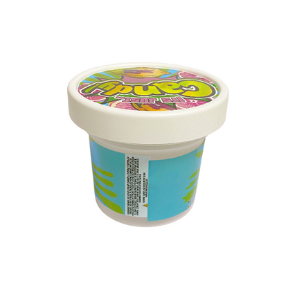 12 Pack - Ice Cream Pint Style Containers (Lids & Display Boxes) - Pink Lemon Candy