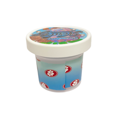 12 Pack - Ice Cream Pint Style Containers (Lids & Display Boxes) - Strawberry NerdZ