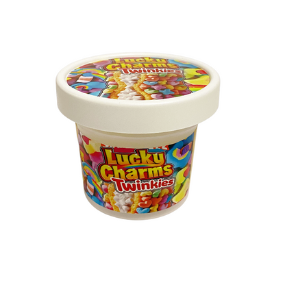 12 Pack - Ice Cream Pint Style Containers (Lids & Display Boxes) - FunFeetti Treats