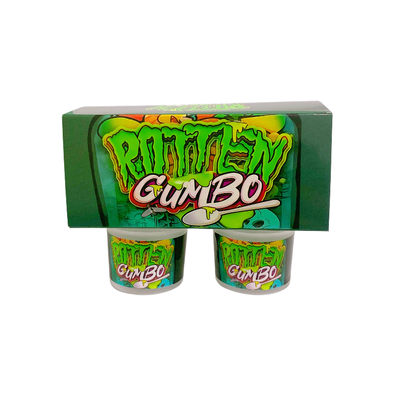 12 Pack - Ice Cream Pint Style Containers (Lids & Display Boxes) - Rotten Gumbo