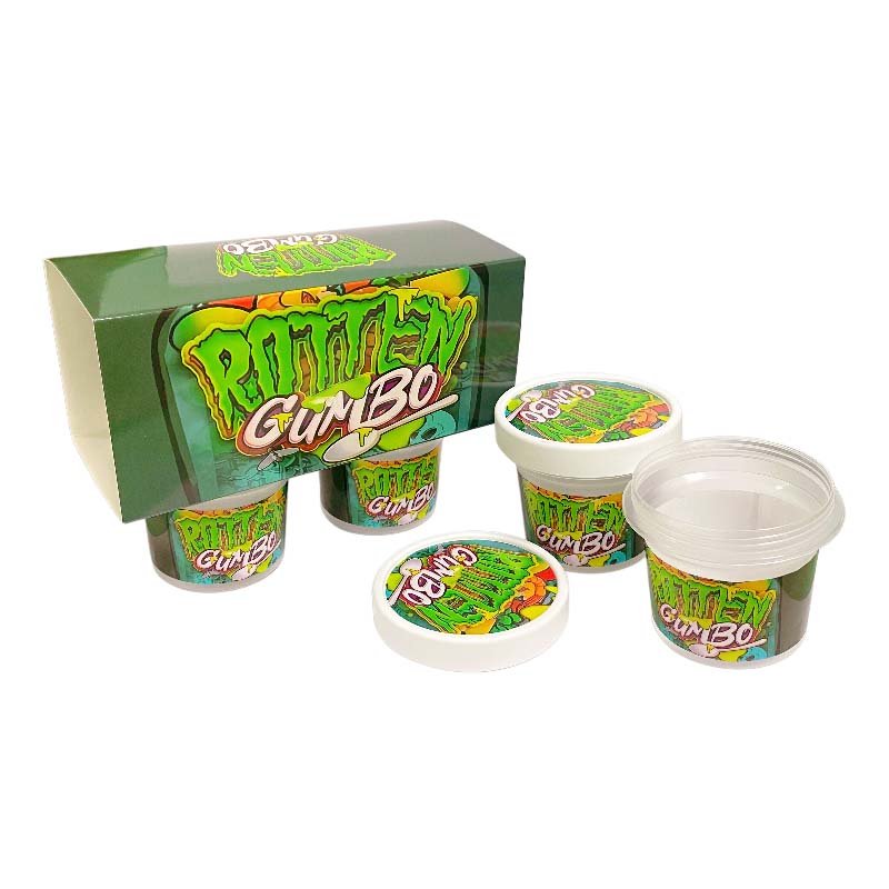 12 Pack - Ice Cream Pint Style Containers (Lids & Display Boxes) - Choose Your Design