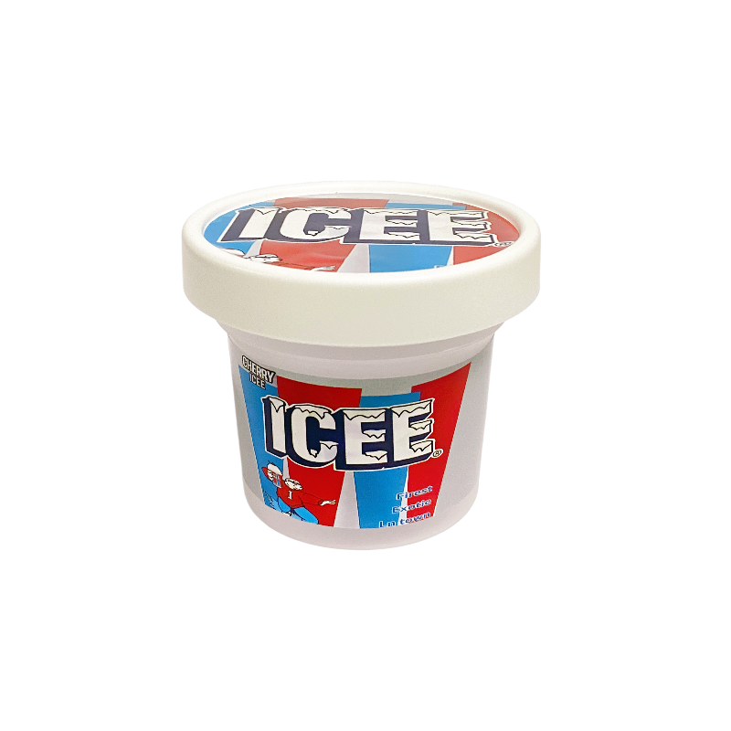 12 Pack - Ice Cream Pint Style Containers (Lids & Display Boxes) - ICEE