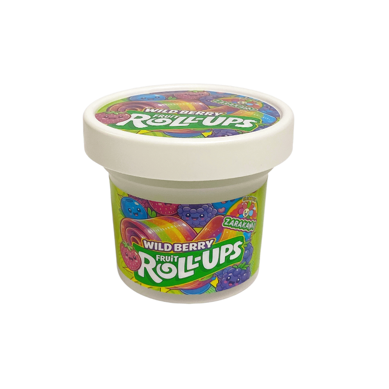 12 Pack - Ice Cream Pint Style Containers (Lids & Display Boxes) - Fruit Roll-Ups Wild Berry