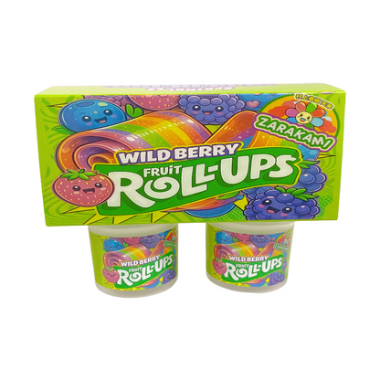 12 Pack - Ice Cream Pint Style Containers (Lids & Display Boxes) - Fruit Roll-Ups Wild Berry