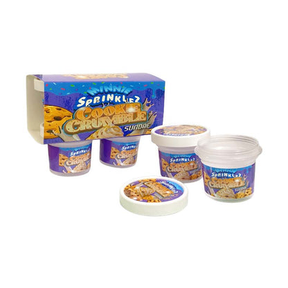 12 Pack - Ice Cream Pint Style Containers (Lids & Display Boxes) - Choose Your Design