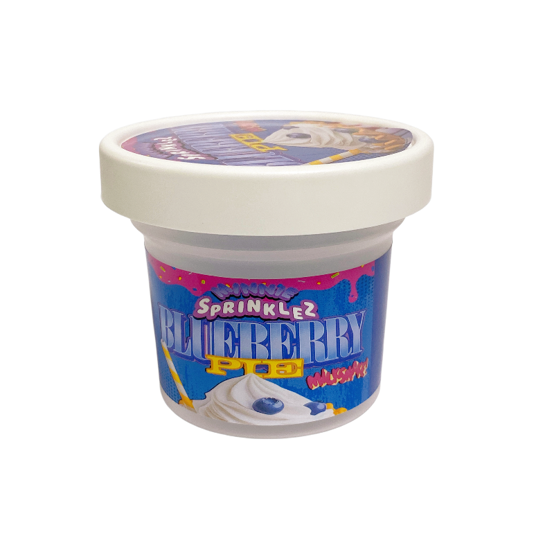 12 Pack - Ice Cream Pint Style Containers (Lids & Display Boxes) - Blueberry Pie Milkshake