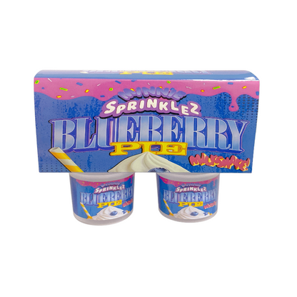 12 Pack - Ice Cream Pint Style Containers (Lids & Display Boxes) - Blueberry Pie Milkshake