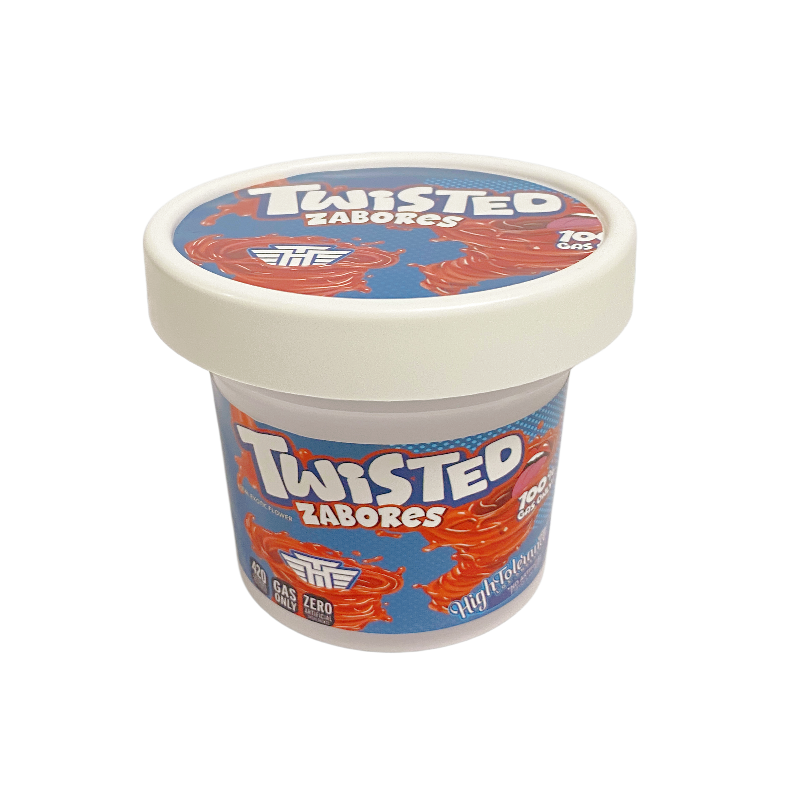 12 Pack - Ice Cream Pint Style Containers (Lids & Display Boxes) - Twisted Zabores High Tolerance