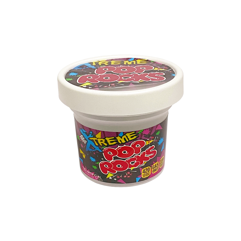 12 Pack - Ice Cream Pint Style Containers (Lids & Display Boxes) - Pop Rocks