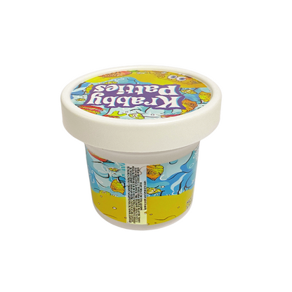 12 Pack - Ice Cream Pint Style Containers (Lids & Display Boxes) - Frankford Krabby Patties