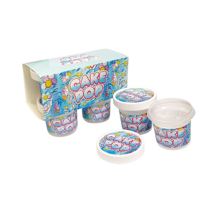 12 Pack - Ice Cream Pint Style Containers (Lids & Display Boxes) - Cake Pop
