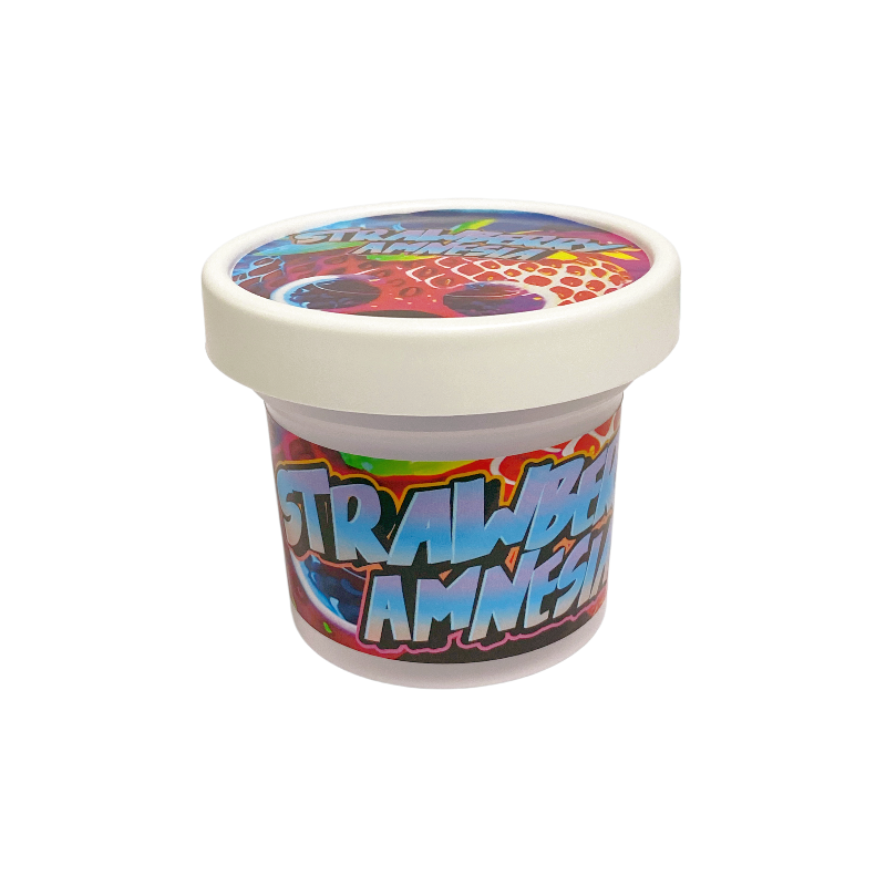 12 Pack - Ice Cream Pint Style Containers (Lids & Display Boxes) - Choose Your Design
