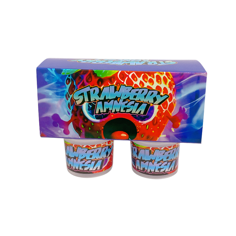 12 Pack - Ice Cream Pint Style Containers (Lids & Display Boxes) - Strawberry Amnesia