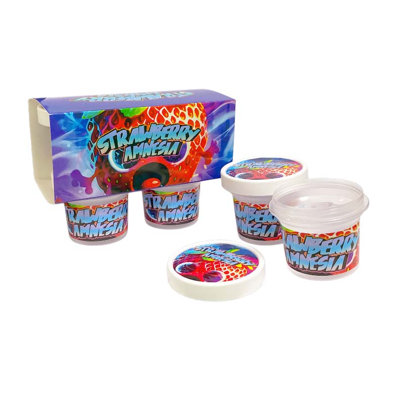 12 Pack - Ice Cream Pint Style Containers (Lids & Display Boxes) - Choose Your Design