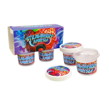 12 Pack - Ice Cream Pint Style Containers (Lids & Display Boxes) - Choose Your Design