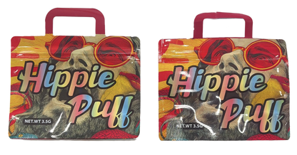 3.5g Shaped Mylar Storage Bag - Hippie Puff (50 Count)
