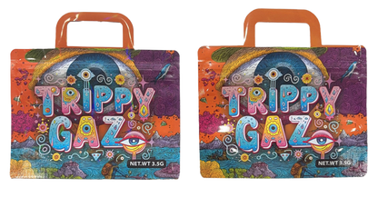 3.5g Shaped Mylar Storage Bag - Trippy Gaz (50 Count)