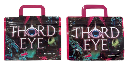3.5g Shaped Mylar Storage Bag - Third Eye (50 Count)