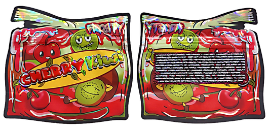 3.5g Shaped Mylar Bag - Cherry Kiwi (50 Count)