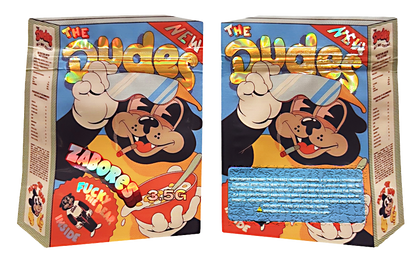 3.5g Shaped Mylar Bag - Zabores The Dudes Fucky The Bear (50 Count)