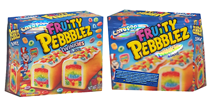 3.5g Shaped Mylar Bag - Latopop Fruity Pebbles Twinkies (50 Count)