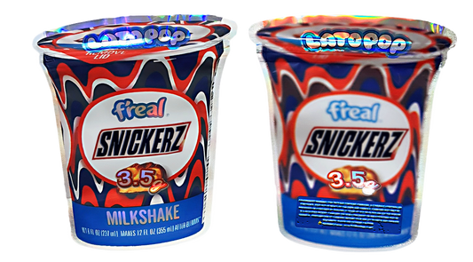 3.5g Shaped Mylar Bag - Latopop F'real Snickerz Milkshake (50 Count)