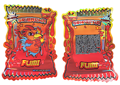 3.5g Shaped Mylar Bag - Fumi Sriracha (50 Count)