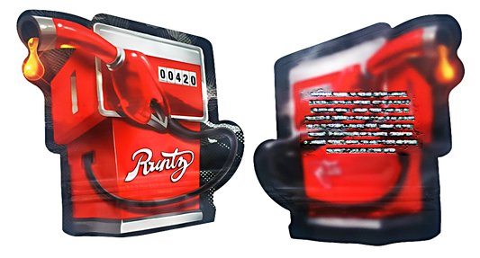 3.5g Shaped Mylar Bag - Runtz Fuel Pump (50 Count)