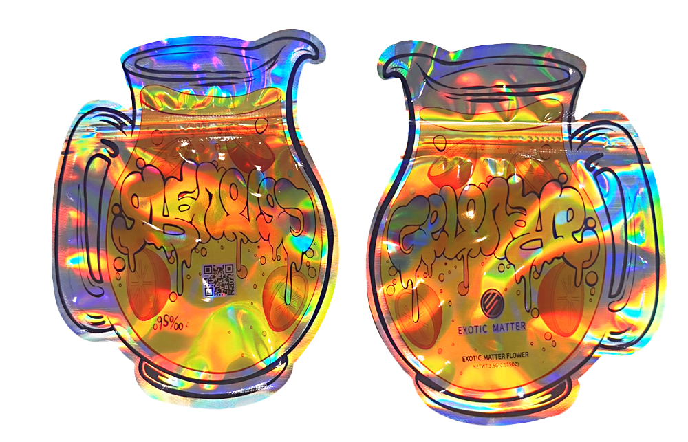 3.5g Shaped Mylar Bag - Gelonade (50 Count)