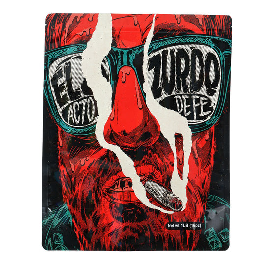 1lb Large Exotic Mylar Bag - El Zurdo Acto Defe (25Count)