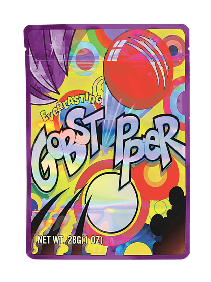 Mylar Bag Colorful packaging of Everlasting Gast Piper with vibrant design and text.
