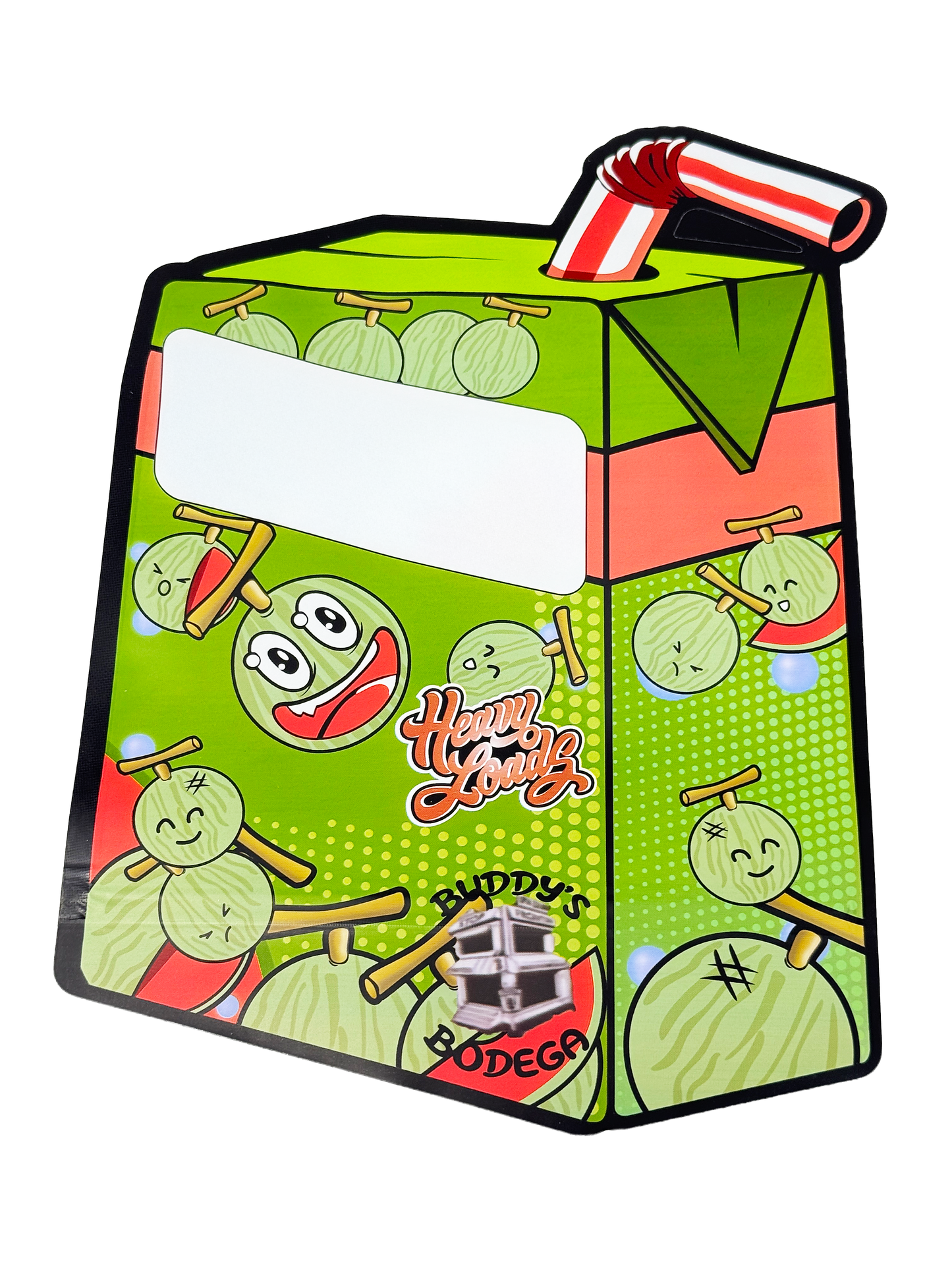 (50 Count) 6"x8" Exotic DieCut Premium Foil Storage Organizers - Japanese Melons