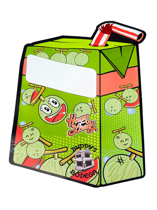 50 Pack – 28g Exotic Mylar Bags | Resealable Foil Packaging Pouches - Japanese Melons