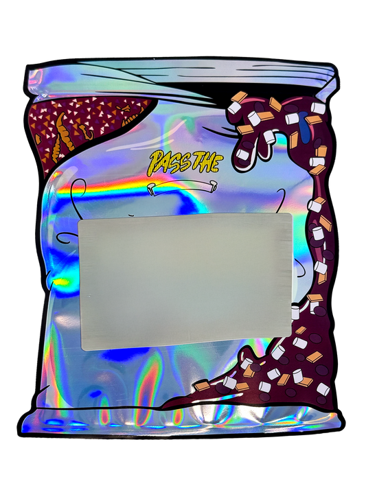 50 Pack – 28g Exotic Mylar Bags | Resealable Foil Packaging Pouches - Wocky Donut