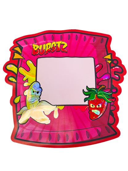 (50 Count) 6"x8" Exotic DieCut Premium Foil Storage Organizers - StrawNana Burst