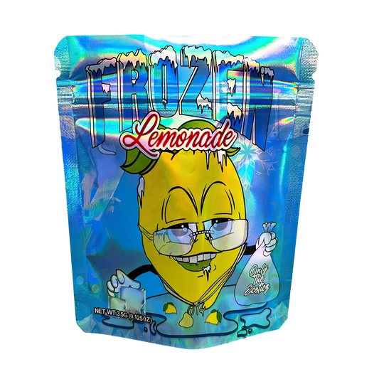 3.5g Exotic Mylar Bag - Frozen Lemonade (50 Count)