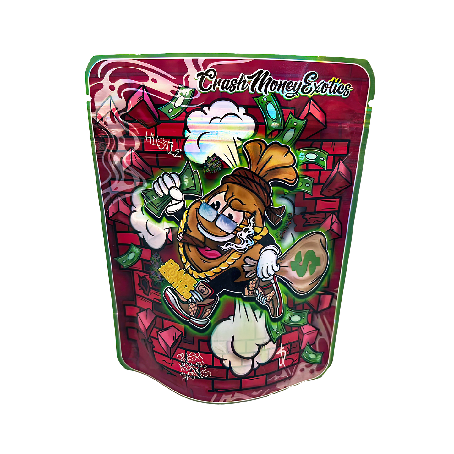 3.5g Exotic Mylar Bag - Crash Money Exotics (50 Count)