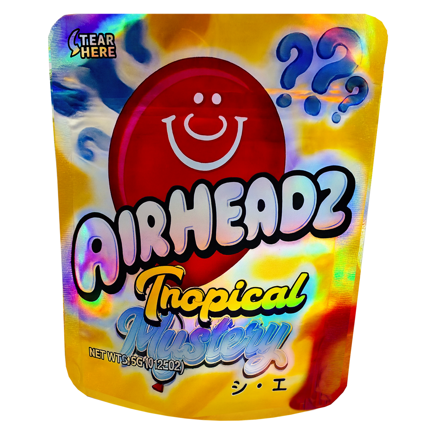 3.5 gram exotic airheadz mylar bag 