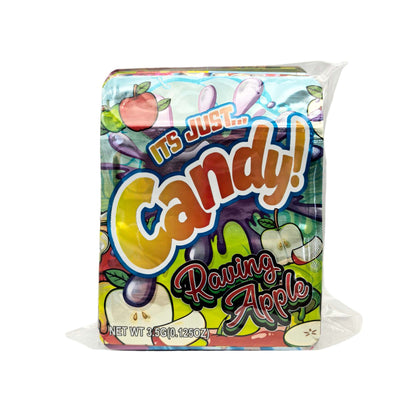 50 Pack - 3.5g Exotic Mylar Bags - It's Just Candy - Poppin' Apple
