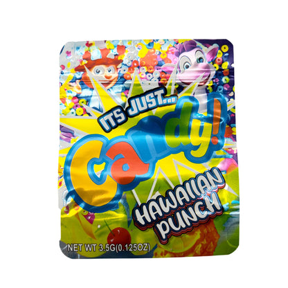 50 Pack - 3.5g Exotic Mylar Bags - It's Just Candy - Hawaiian Punch
