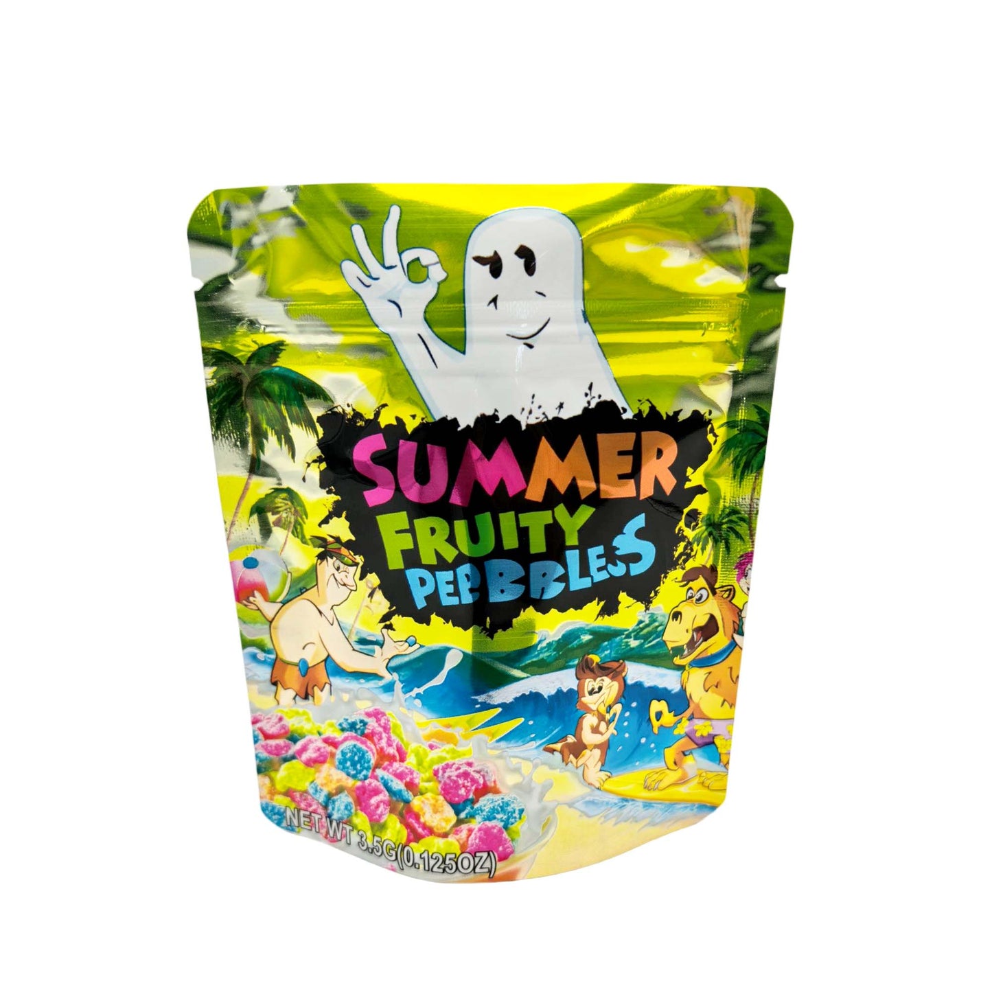 50 Pack - 3.5g Exotic Mylar Bags - Summer Fruity Pebbles