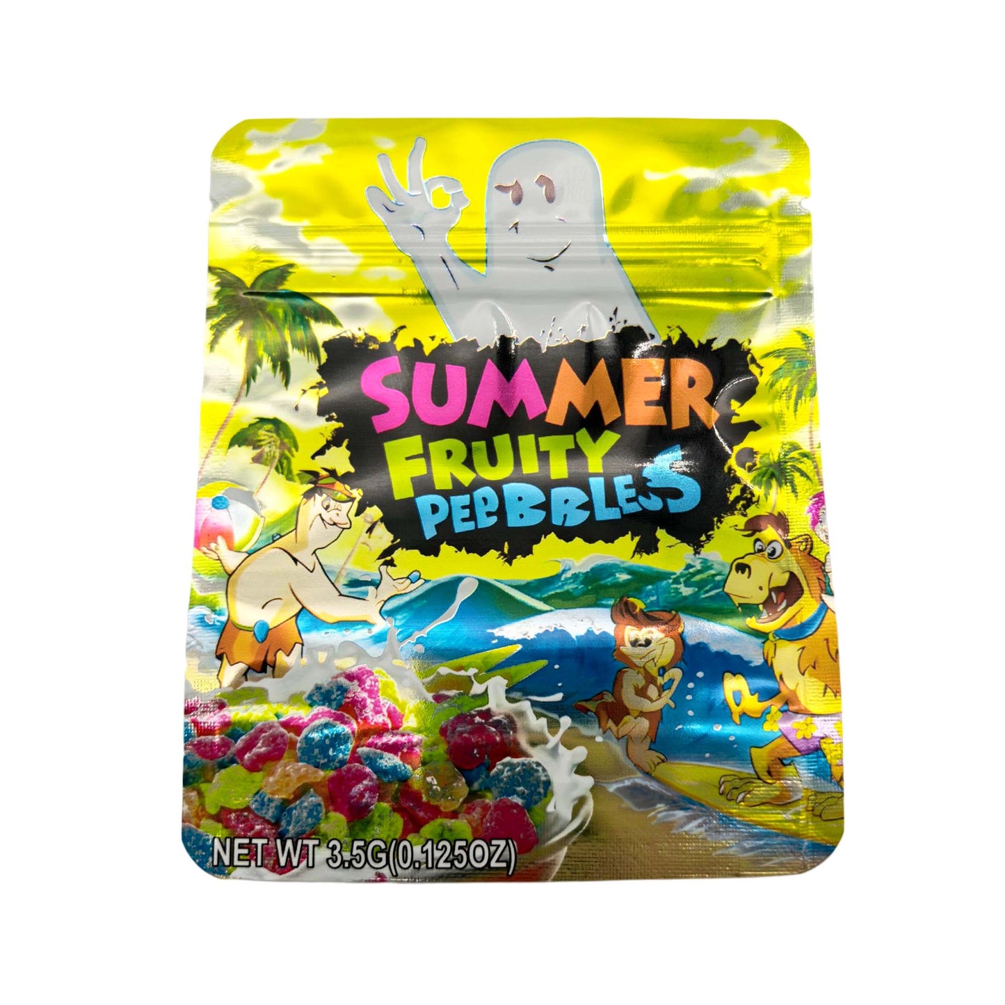50 Pack - 3.5g Exotic Mylar Bags - Summer Fruity Pebbles
