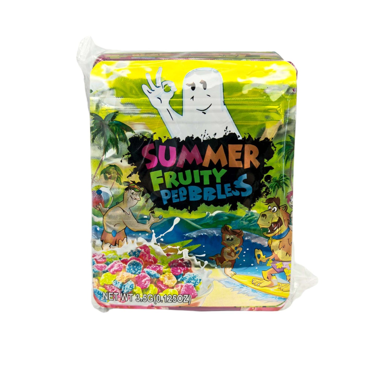 50 Pack - 3.5g Exotic Mylar Bags - Summer Fruity Pebbles