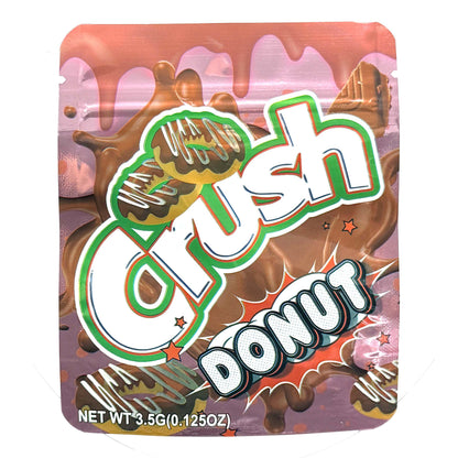 50 Pack - 3.5g Exotic Mylar Bags - Crush - Donut