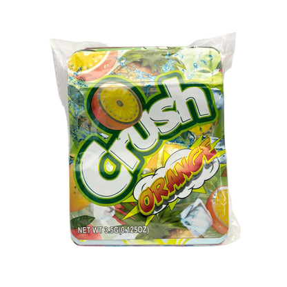 50 Pack - 3.5g Exotic Mylar Bags - Crush - Orange