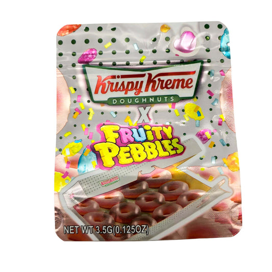 50 Pack - 3.5g Exotic Mylar Bags - Krispy Kreme - Fruity Pebbles