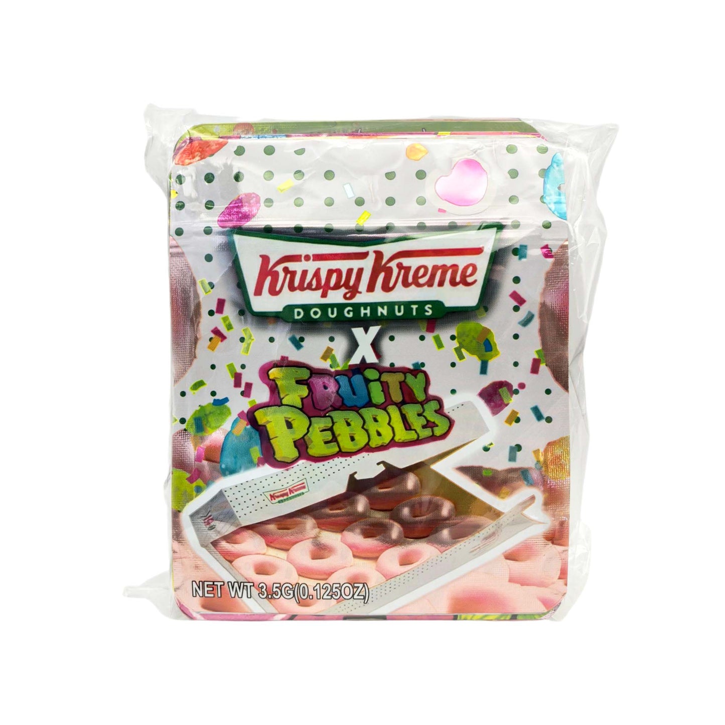 50 Pack - 3.5g Exotic Mylar Bags - Krispy Kreme - Fruity Pebbles