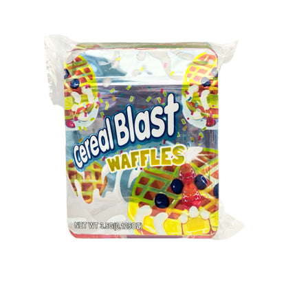 50 Pack - 3.5g Exotic Mylar Bags - Cereal Blast - Waffles