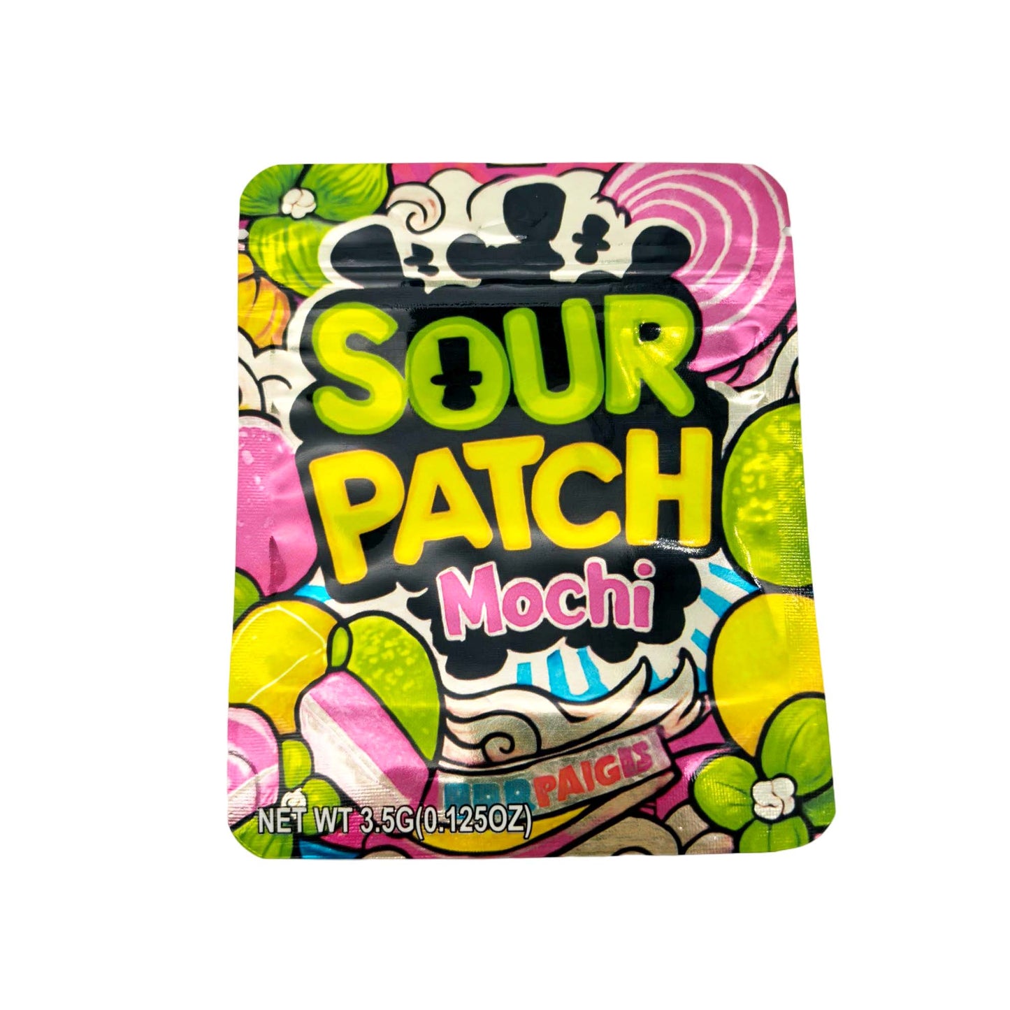 50 Pack - 3.5g Exotic Mylar Bags - Sour Patch - Mochi